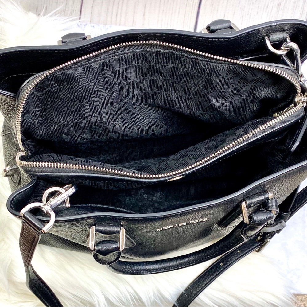 M I C H A E L K O R S: Textured Lock & Key Handbag - image 7